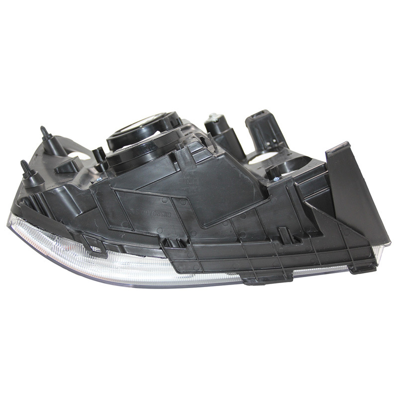 Aplicable a GMC07-13 Sierra faro estándar americano medio ensamblaje de halógeno original chapado con reflector lateral amarillo