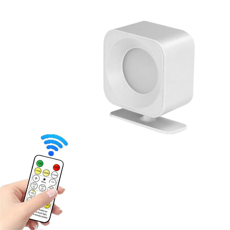  Lámpara de pared LED recargable USB – luz magnética portátil de lectura con control táctil, para dormitorio y armario