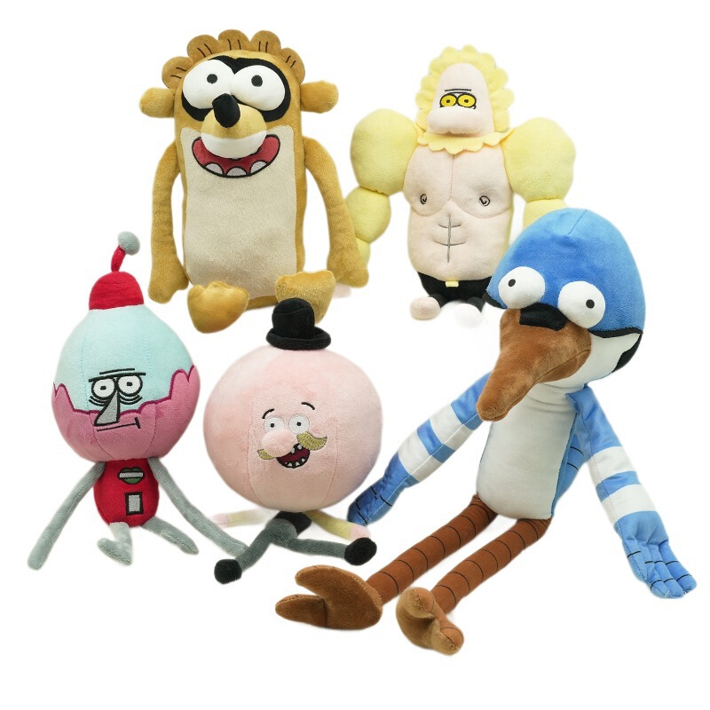 Cross-Border New Product Regular Show Plush Toy Doll Cartoon Monster Gift Raccoon Doll