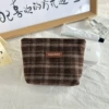 Woolen brown plaid