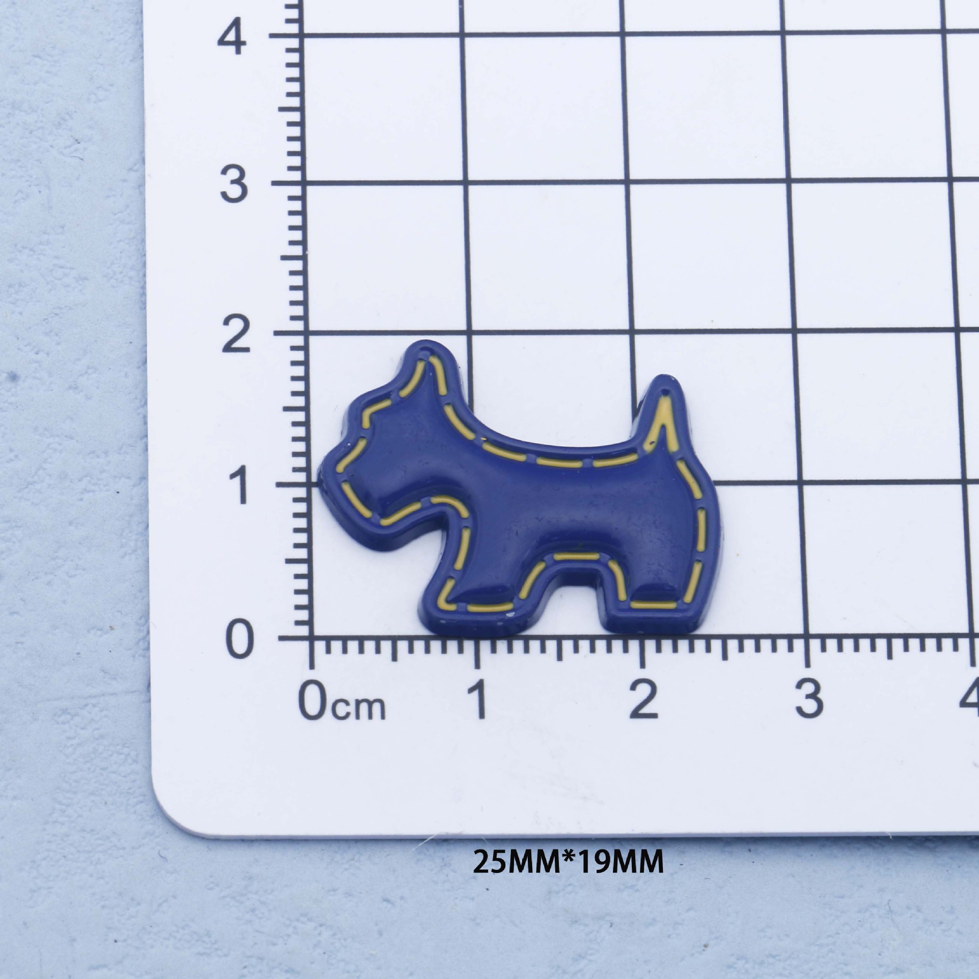 로얄블루 강아지 (25*19mm)