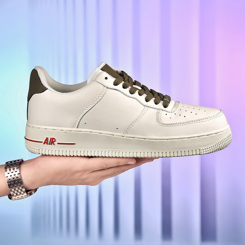 Putian Factory Aj Direct Sales Air Force Low-Top Milk Coffee White Shoes Sports Shoes Men's Shoes Factory Dunk Drop Shipping Putian Factory Aj Direct Sales Air Force Low-Top Milk Coffee White Shoes Sports Shoes Men's Shoes Factory Dunk Drop Shipping