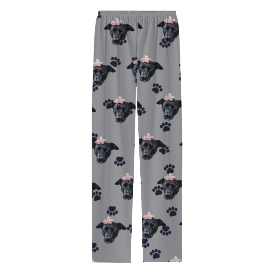 European and American cross-border foreign trade Amazon 3d printing home pajama pants drawstring can be worn outside casual trousers couple models