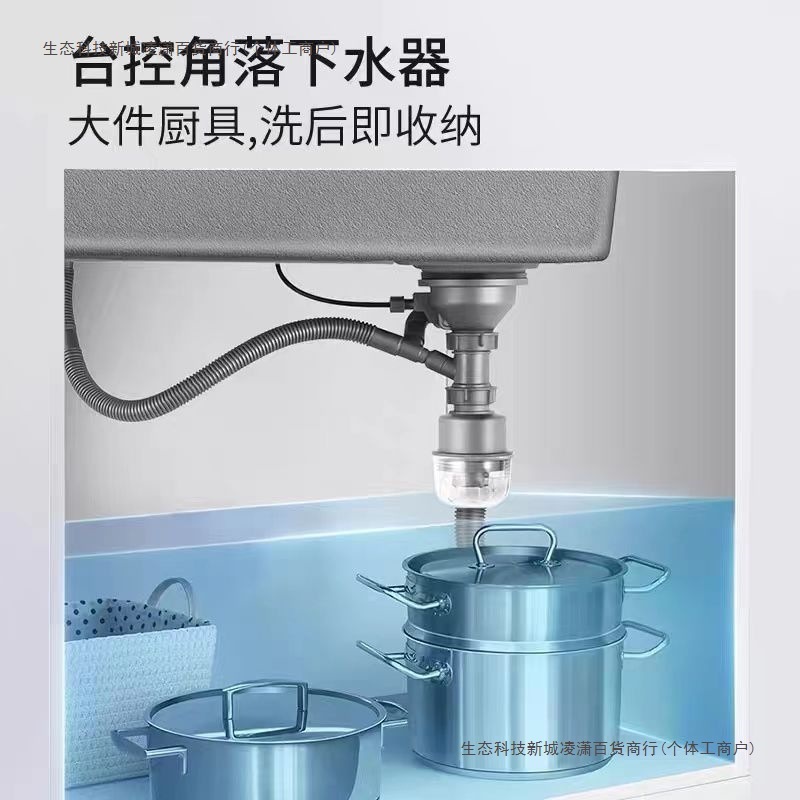 网红枪灰色厨房水槽家用纳米 304不锈钢大单槽多功能洗菜池洗碗槽|undefined