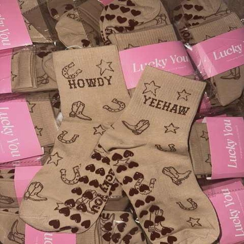 Coffee Cowboy Girl Non-Slip Socks Lucky Hello Pilates Non-Slip Socks Pilates Socks Customized Coffee Cowboy Girl Non-Slip Socks Lucky Hello Pilates Non-Slip Socks Pilates Socks Customized