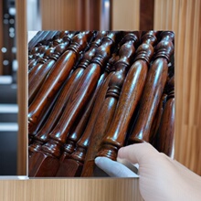 北美红橡高档实木楼梯扶手护栏楼梯扶手实木