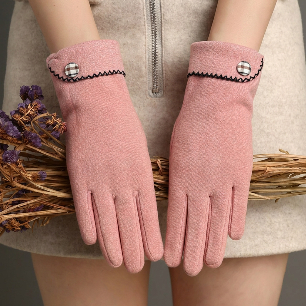 Guantes Térmicos de Felpa para Mujer de Poliéster Antideslizante, Pantalla táctil, Térmico para Ciclismo y Uso Exterior image 31