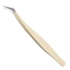 Precision gold eyelash tweezer