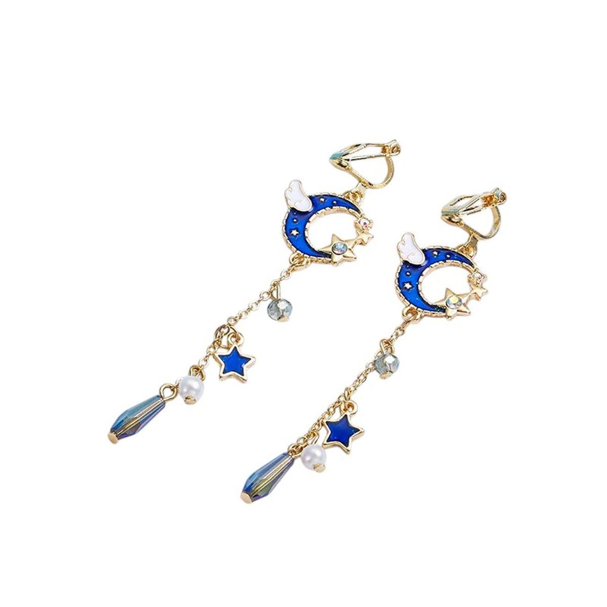 Creative clip-style earrings