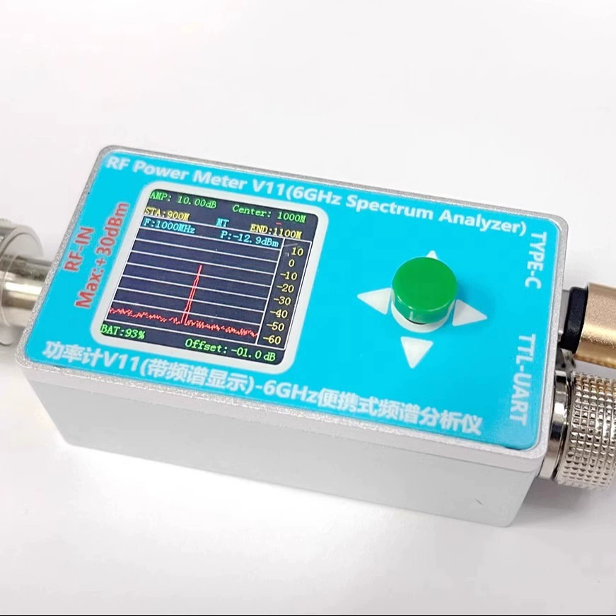 Радиочастотный измеритель мощности типа N V11 TYPE-C коммуникационный силовой детектор 6GHZ спектрометр EMC обнаружения