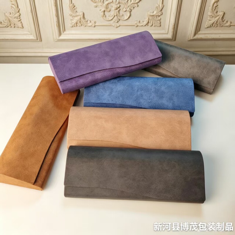 Manufacturer Wholesale Simple Anti-Pressure Portable Optical Eyeglass Case with Sheepskin Pattern for Myopia Glasses, Handmade, Can Be Printed with Logo Manufacturer Wholesale Simple Anti-Pressure Portable Optical Eyeglass Case with Sheepskin Pattern for Myopia Glasses, Handmade, Can Be Printed with Logo