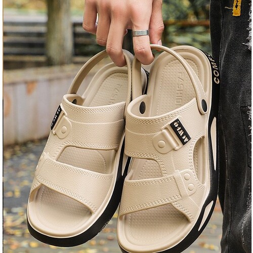 Mens Summer Outdoor Sandals for Youth, Dual-Purpose Driving and Leisure Slippers, Breathable Wholesale Casual Waterproof Hiking Shoes