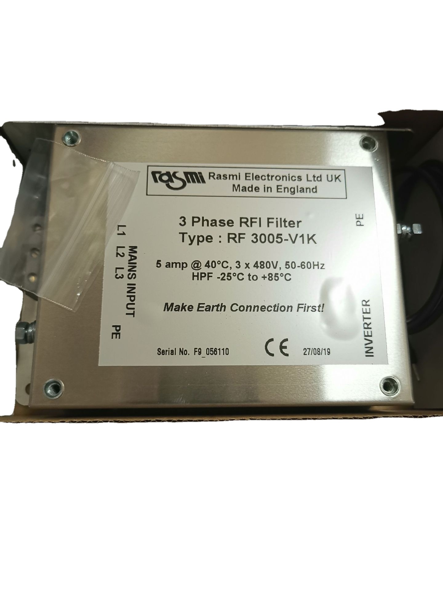 Rasmi滤波器3G3JV PFI 3020-E，3G3RV-PFI-3100-E，AX-FIM3010-RE