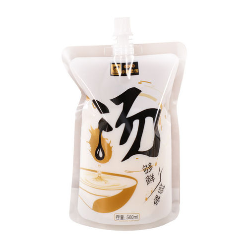 Disposable beverage bags, transparent food-grade plastic bags, sour plum soup packaging bags, portable spout bags manufacturers