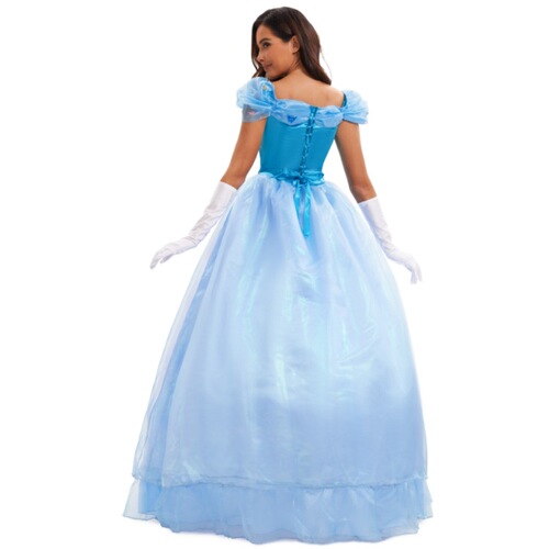 Halloween Cosplay Cinderella Costume Cinderella Princess Dress Fairy Tale Stage Performance Costume Set