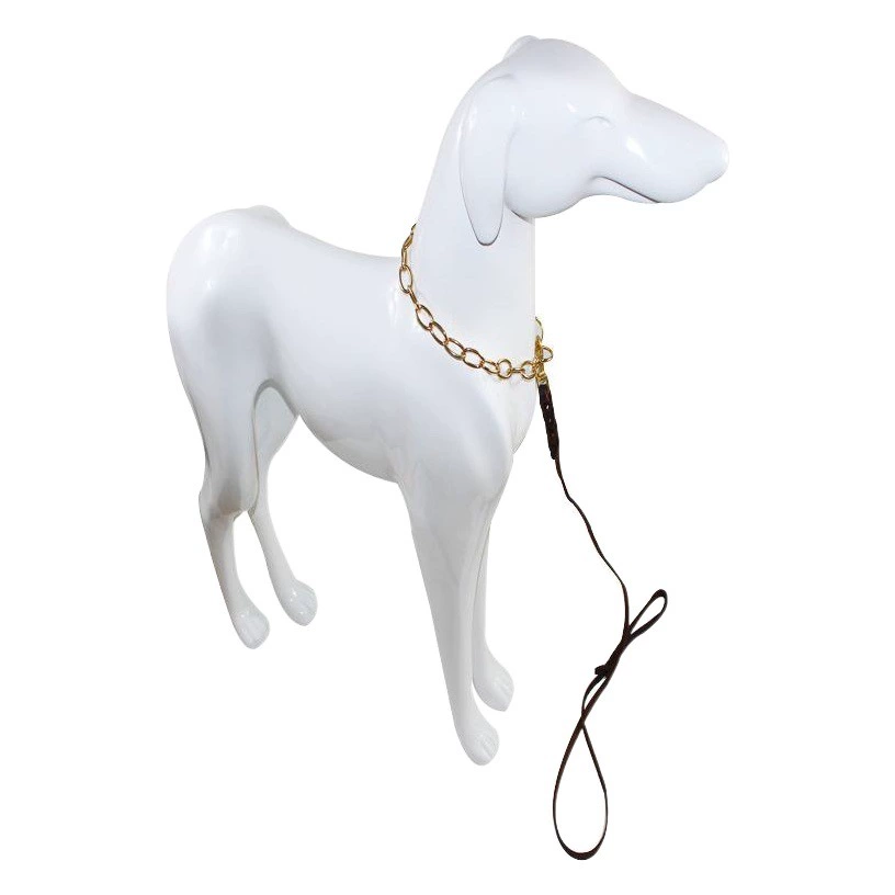 Верхний слой кожи медная застежка Поводок Цепи собаки среднего и крупного собака Pet обучение немецких гонках животных с поводком пояса