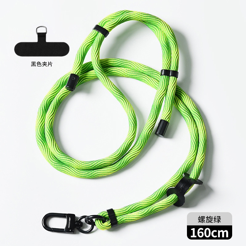 Cordón de teléfono móvil al por mayor crossbody ajustable avanzado Halter muñeca tejida Sling back clip caja del teléfono móvil correa de cordón