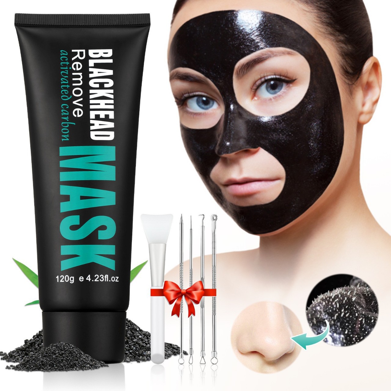Qara nöqtələri təmizləyən üz maskası