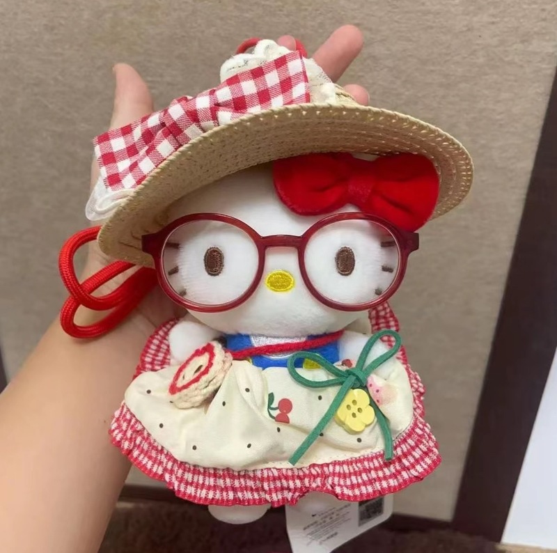 正版经典KT凯蒂猫背包包挂件卡通可爱hellokitty钥匙扣毛绒玩偶女|undefined