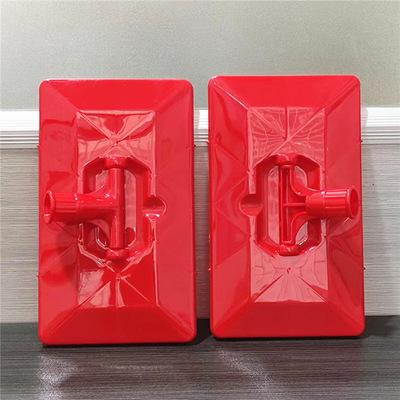 廠家批發配件天花掃塑料方盤配件家用除塵撣長方形塑料板組裝紅色