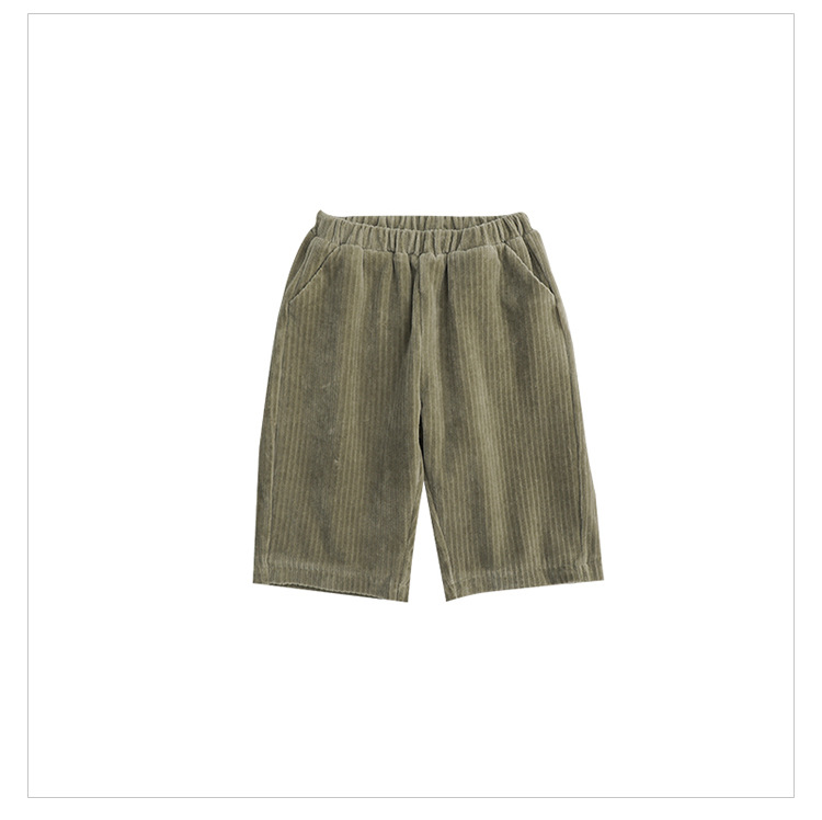 Classic Style Solid Color Cotton Boys Pants display picture 14