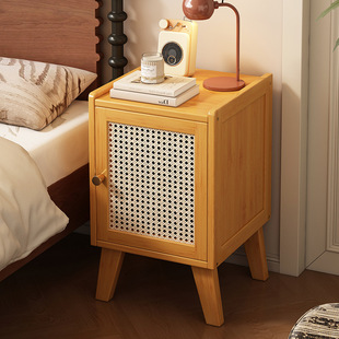 Bedside Shelf 2025 New Model Modern Simple Bedside Table for Rental Apartments Small Household Storage Cabinet