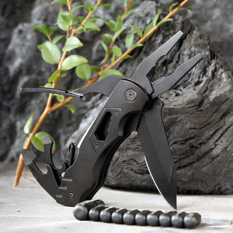 多功能刀钳折叠单刀钳户外便携组合批头钳子居家露营修理工具现货