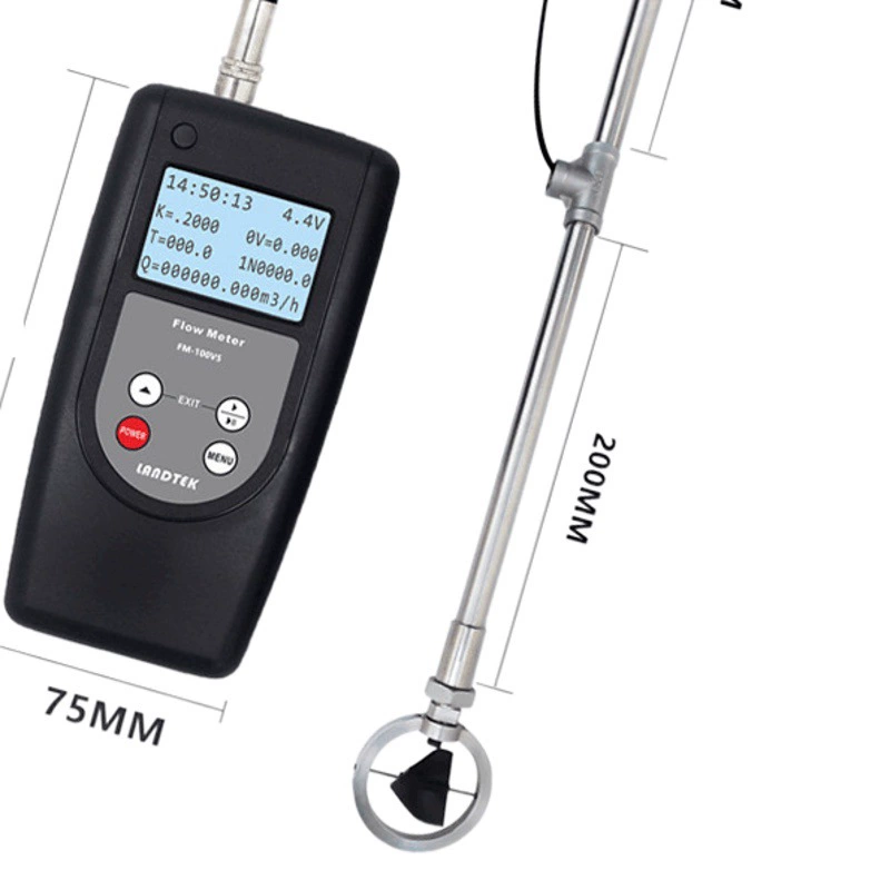 Измерение прямых поставок с завода для орошения сельскохозяйственных угодий и дренажный расходомер регистратор скорости потока FM-100V5