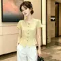 短袖修身圆领夏季衬衫