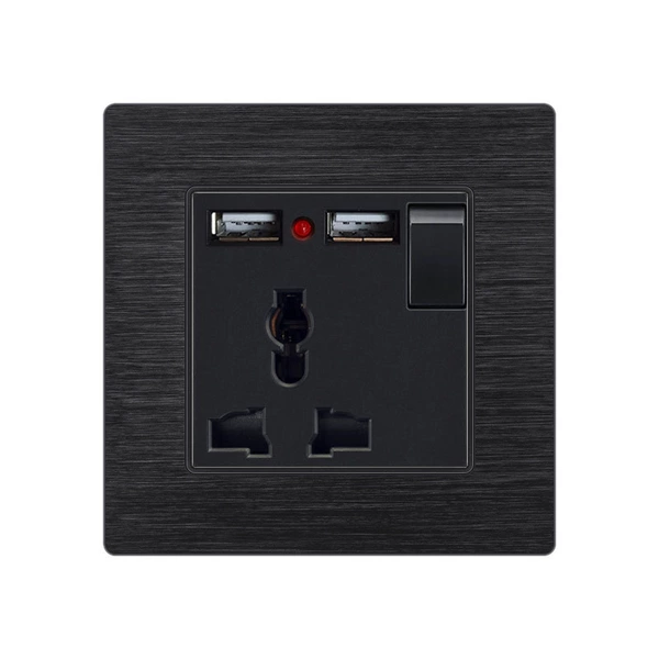 [一开13A多三孔带双USB]