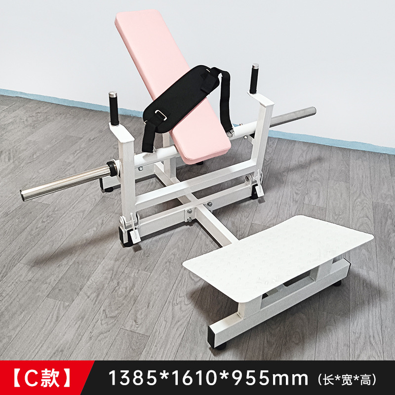 Gimnasio de entrenamiento de cadera, entrenador de empuje de cadera de forma, máquina de puente de cadera de entrenamiento de mel, equipo de gimnasio de acondicionamiento físico