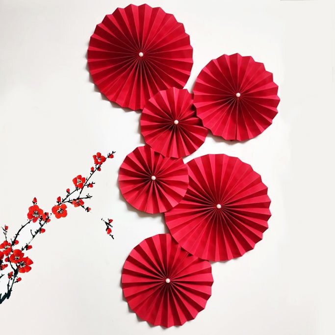 元旦新年创意红色毛球空间设计创意美陈装饰品可混搭简约喜庆布置|undefined