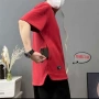 口袋圆领夏季大码t恤