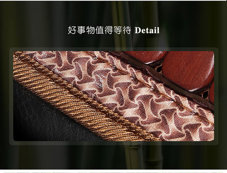 Car seat cushion summer cool cushion five-seat car universal bamboo front waist support single anti-skid rear long car cushion