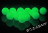 High -bright night light stone beads yellow green light night pearl handmade loose beads with poreless children's fluorescent stone round beads DIY