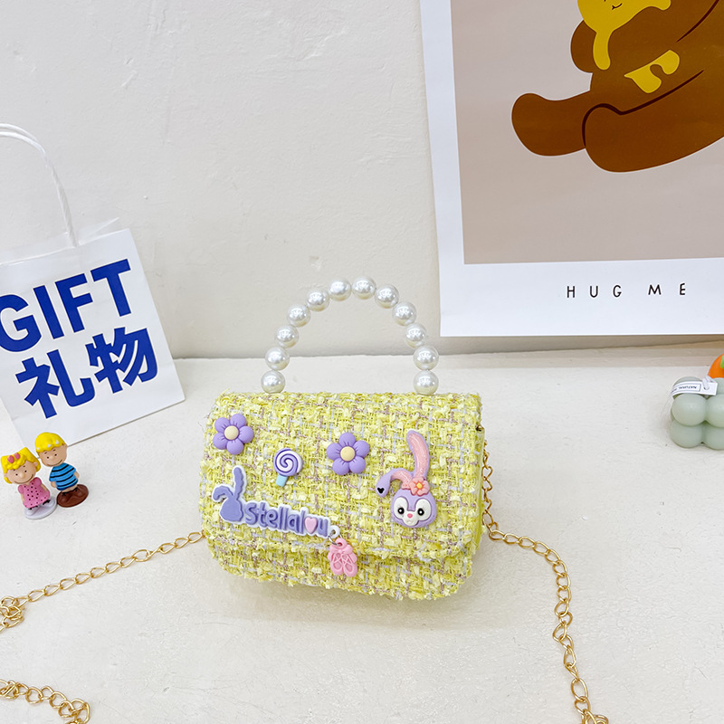 Bolsa de mensajero para niños hombro moda occidental princesa estilo coreano niña linda bebé 2022 nuevo bolso monedero