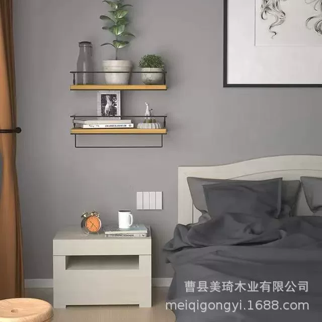 Современный простой стеллаж для хранения из цельного дерева Домашняя спальня Гостиная Книжная ваза Многофункциональный стеллаж для хранения