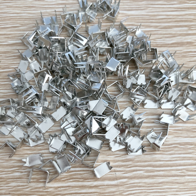 现货 3号5号铁铜电白无镍四脚码 拉链配件上下码防脱落 拉链卡止