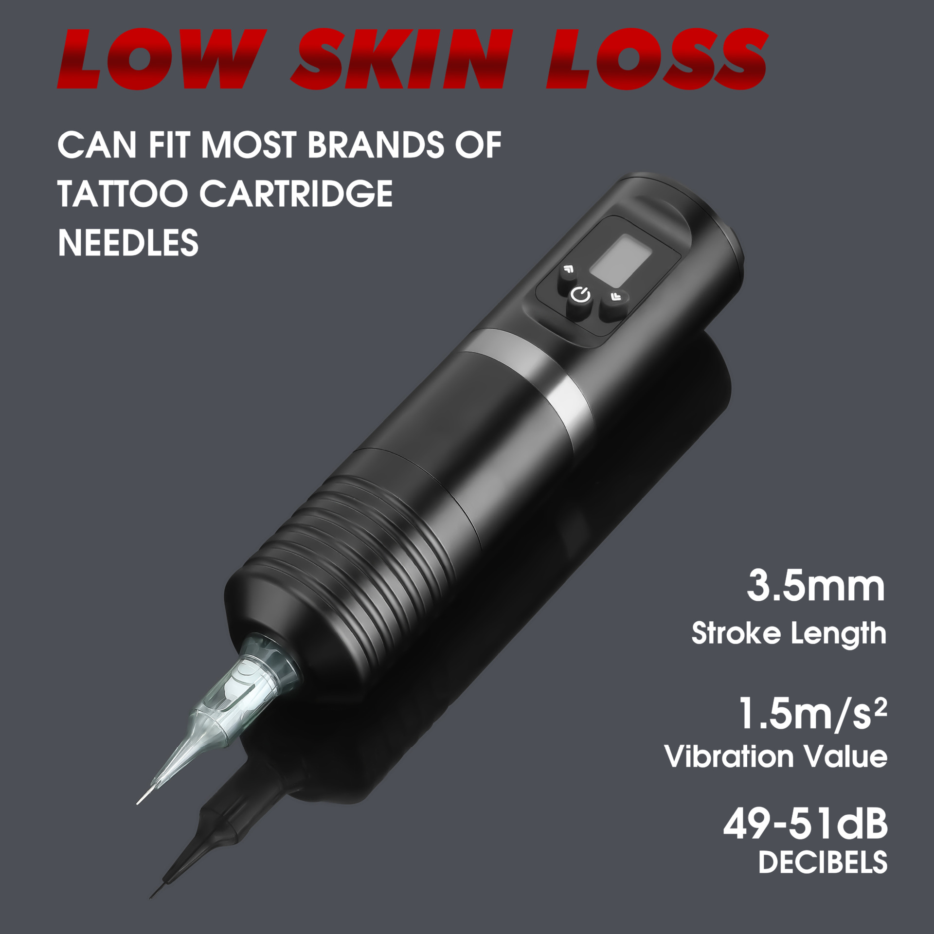 Tuffking transfronterizo batería inalámbrica todo en uno conjunto completo de máquina de tatuaje herramientas de tatuaje al por mayor