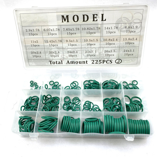 18 grid 270pc rubber ring car air conditioner compressor seal O-ring seal 265pcs