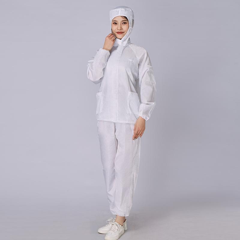 Ropa de trabajo a prueba de polvo protector separado hombre sin polvo electrostático chaqueta antipolvo todo el cuerpo pintura limpia electrostática