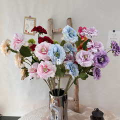 桔梗花婚慶仿真花裝飾布置假花插花絹花枸木花婚禮花藝花材路引花