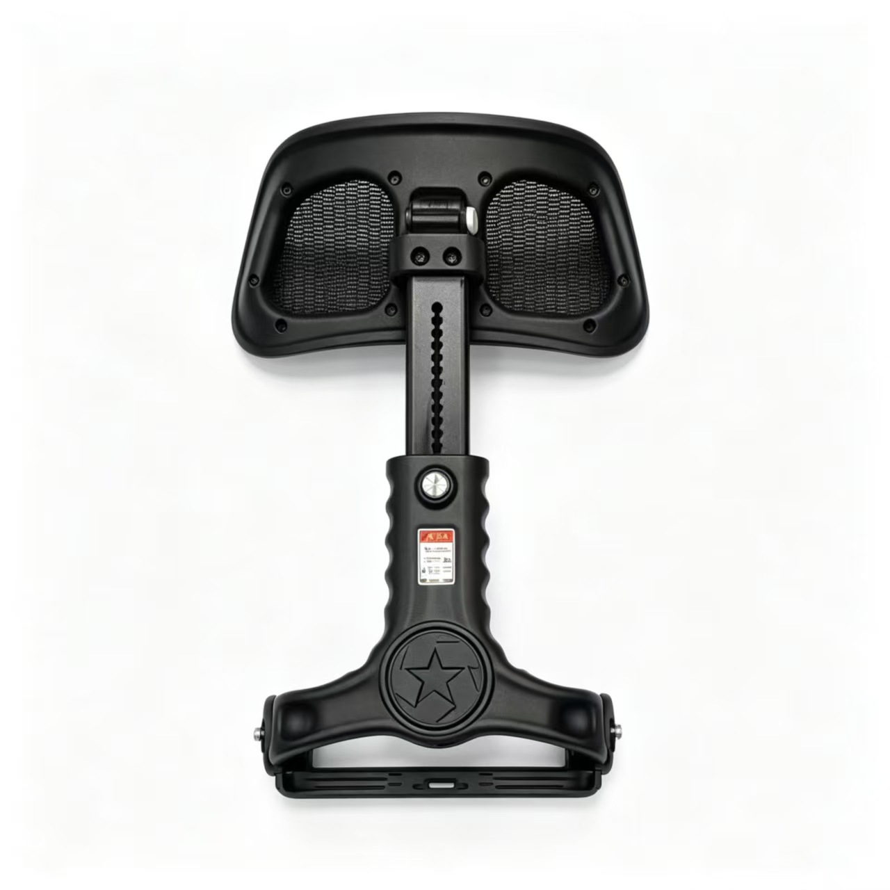 Foldable and retractable backrest for electric vehicles, universal model for Ninebot, Niu, and Tailg, waist-protecting backrest for delivery riders