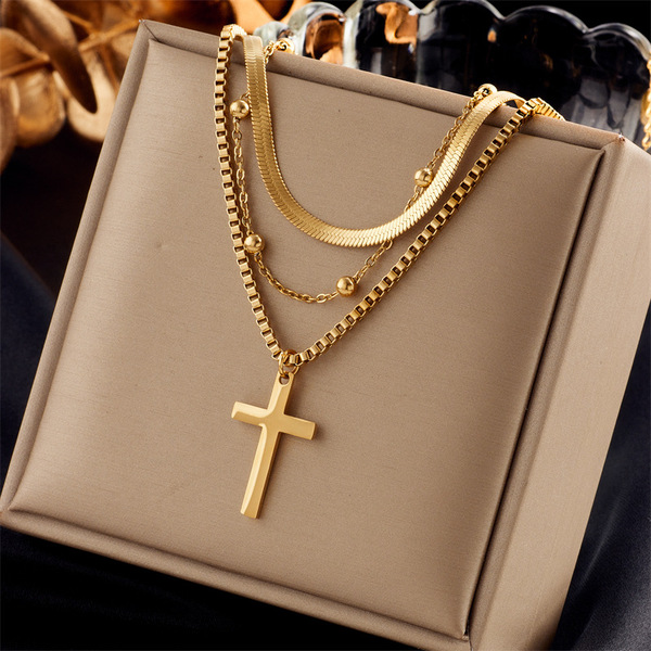 fashionable design retro pendant stainless steel pearl