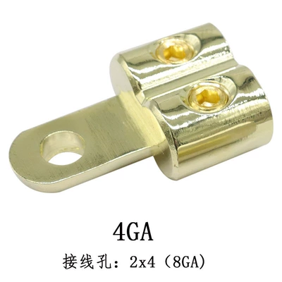 Other Car Modifications Supply O-Type Terminal Block - 4ga-gold