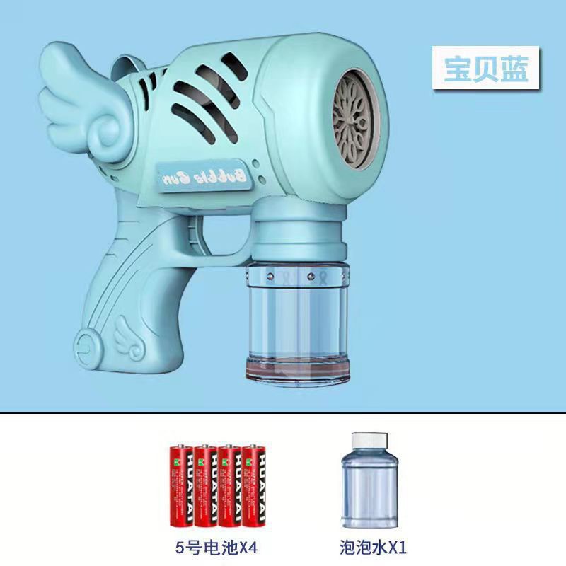 Hot en línea para niños máquina de burbujas automática de gran capacidad no fugas de agua juguetes de mano para niños soplando burbujas de agua