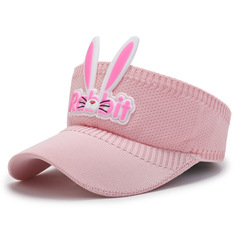 Children's sun hat empty top rabbit sun hat summer girls sun hat baby duck tongue cute uv hat wholesale