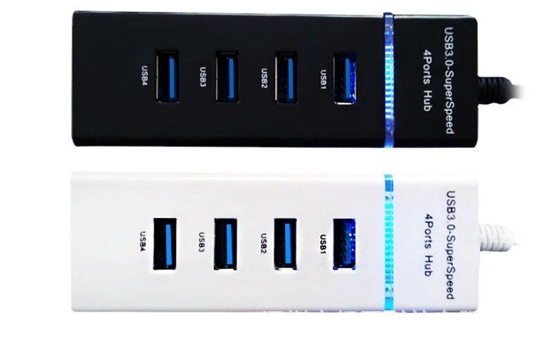 USB-хаб 3.0 четыре порта, высокоскоростной хаб USB, расширение компьютера, USB