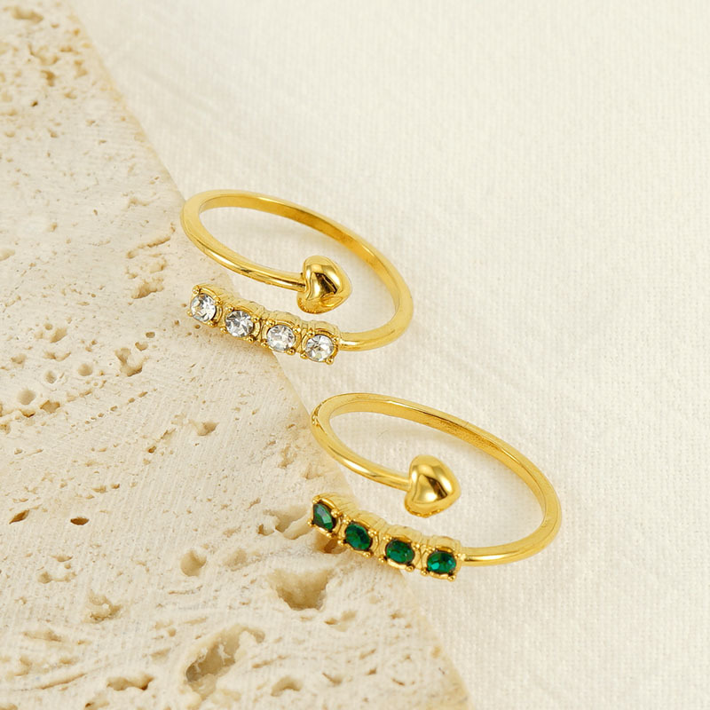 2025 nuevo temperamento salvaje diseño de nicho anillo femenino con incrustaciones de diamantes personalidad moda exquisito anillo abierto femenino