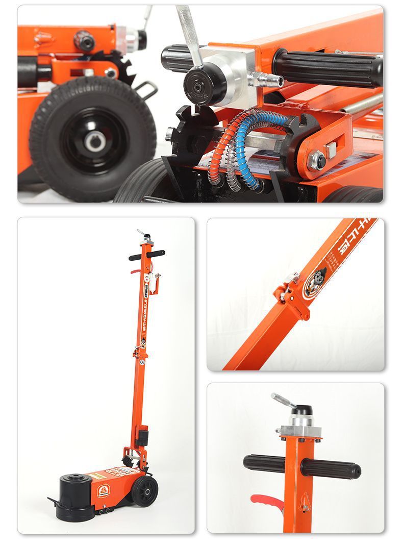 New Horizontal Pneumatic 0kg Ton Hydraulic 80-Ton 30t 50-Ton 100-Ton Heavy-Duty Auto Repair Special Air Pressure Jack